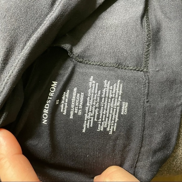 Nordstrom Bare Tank Bralette Black Womens XS - Picture 4 of 4